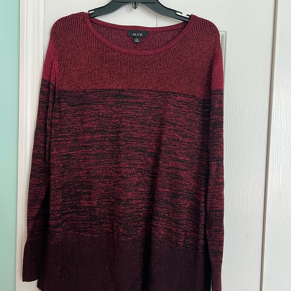Alyx Sweaters - Alyx Burgundy Knit Sweater